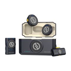 Hollyland LARK M2 Mini Combo con Cámara y USB-C RX, 2 Micrófonos para Cámaras y Dispositivos Móviles