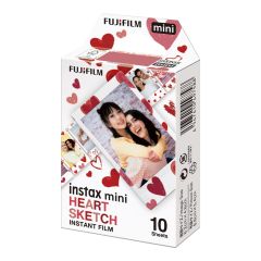 Cartucho Fujifilm Instax Mini Corazones para 10 Fotos