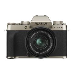 Cámara Fujifilm X-T200 dorada XC15-45mm