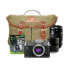 Cámara Fujifilm X-T30 carbón + XF18-55MM + XF 55-200MM + SD 32GB + maleta