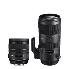 Lente Sigma 24-70mm F2.8 DG OS HSM Art + 70-200mm F/2.8 EX DG APO OS HSM Montura Canon