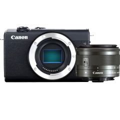 Cámara Canon EOS M200 con lente EF-M 15-45mm