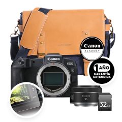 Cámara Canon EOS RP Body + RF 50 F1.8 STM + SD32G+Screen protector+Online Academy Composition+NewBag