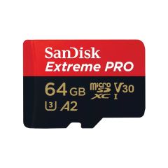 Tarjeta de Memoria SanDisk  Micro SD 64 UHS-I U3 V30 A2 EXTREME PRO 200MB/s