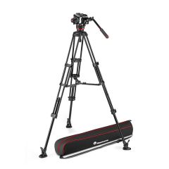 Kit Manfrotto para Video con cabeza 504X y Tripie MVTTWINMA de Aluminio MVK504XTWINMA