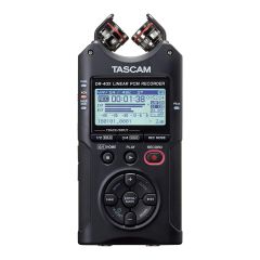 Grabadora Tascam DR-40X de audio portátil de 4 pistas