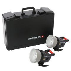 Scanlite Halogeno Elinchrom Kit De 2 Cabezas 300-650W 20656 Luz Continua