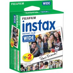 Cartucho Fujifilm Instax Wide ISO 800 Twin Pack 20 Fotos