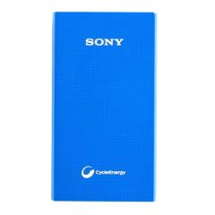 Cargador pórtatil Sony de polímeros de iones de litio 5000MAH Azul