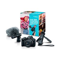 Cámara Canon EOS R50 Content Creator Kit Micrófono DM-E100
• Tripie HG-100TBR