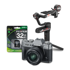 Cámara Fujifilm X-T30 carbón + XC 14-45mm + SD 32GB UHS-II + Weebill-S