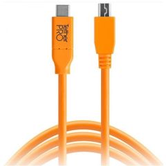 Cable Tether Tools de Conexión Tetherpro USB-C A 2.0 Mini-B 5-Pin