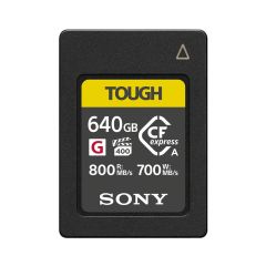 Tarjeta de memoria Tough CFexpress Tipo A Sony 640GB G Lectura:800MB/S, Escritura: 700MB/S