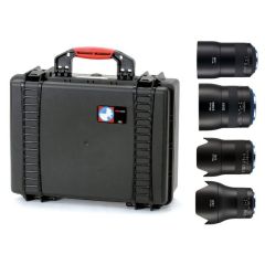 MILVUS KIT 4 LENTES 21 2.8, 35 2, 1.4 50, 1.4 85   MALETA