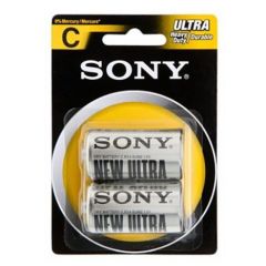 Bateria alcalina Sony tipo C blister con 2 piezas