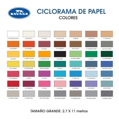 Ciclorama Savage 1.35 X 11mm 2 Pack Fondo De Papel Colores a Elegir