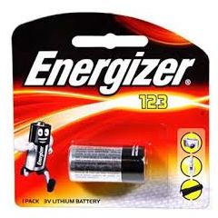 Pila Energizer CR123