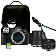 Cámara Canon EOS RP + RF 16mm F2.8 STM +RF 24-50mm IS STM +64GB SD Card + Curso ABC Composiciòn +Mochila + Correa
