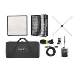 Kit Panel LED Flexible Godox FL200R RGB 60x60cm con Accesorios (CUADRADO)