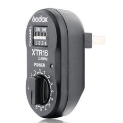 Receptor Godox XTR16, Inalámbrico por Radio-Frecuencia para Flash Witstro AD360