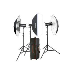 Kit de 3 Flash de Estudio Godox SK400 II-D de 3 - Luz de Estudio Godox 400 watts