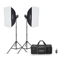 Flash monofásico de estudio Godox MS300-V (kit de 2 luces)