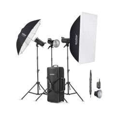 Flash de Estudio Godox SK400IIV-D KIT de 3 - Kit de Iluminación de Estudio 400 watts