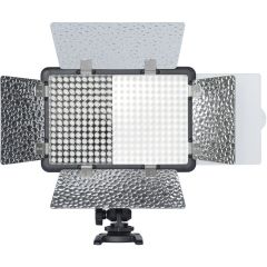 Lámpara LED Godox LF308d con sincronización de flash y fuente