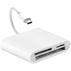 Lector USB-C 3 en 1 para tarjetas CF, SD & MICRO SD