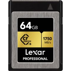 Tarjeta CFexpress Lexar 64GB Professional Type-B Memory Card