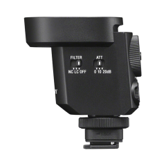 Micrófono Sony ECM-M1 para videoblog y entrevistas, fácil control direccional