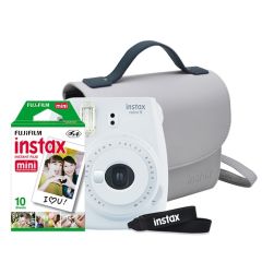 INSTAX MINI 9 HUMO+ESTUCHE+CORREA+PELÍCULA