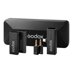 Sistema de Micrófono Inalámbrico Godox Compacto 2 Personas MoveLink Mini LTKIT 2BK (NEGRO)