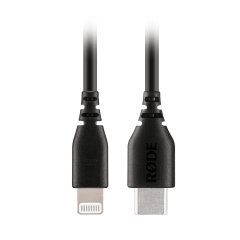 Cable Lightning a USB-C RODE SC21 redondo de 30 cm. para conectar RODE Wireless GO II
