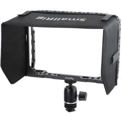 Jaula Small Rig para Monitor Blackmagic con Parasol