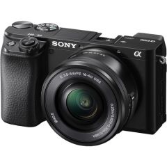 Cámara Sony a6100 con lente SELP1650 - Alpha 6100 ILCE-6100
