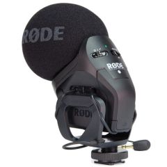 Micrófono RODE Stereo VideoMic Pro con Soporte de Suspensión Rycote Lyre