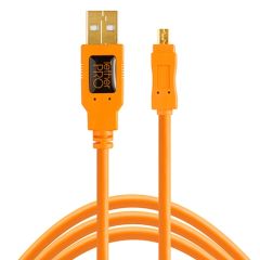 Cable Tether Tools de Conexión Tetherpro USB 2.0 A Mini-B 8-Pin