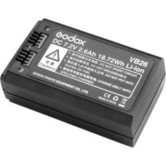 Batería Godox recargable de Litio VB26 para Flash Fotográfico V1