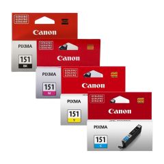 FM Tintas Canon  CLI-151 BK, C, M, Y  Kit De 4