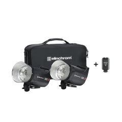 Juego De Flashes Electrónicos Elinchrom 20663.2 con accesorios ELC 1000