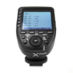 Controlador Disparador Godox XPROF, para Flash Fuji y con sistema X Speedlite y Witstro. 
