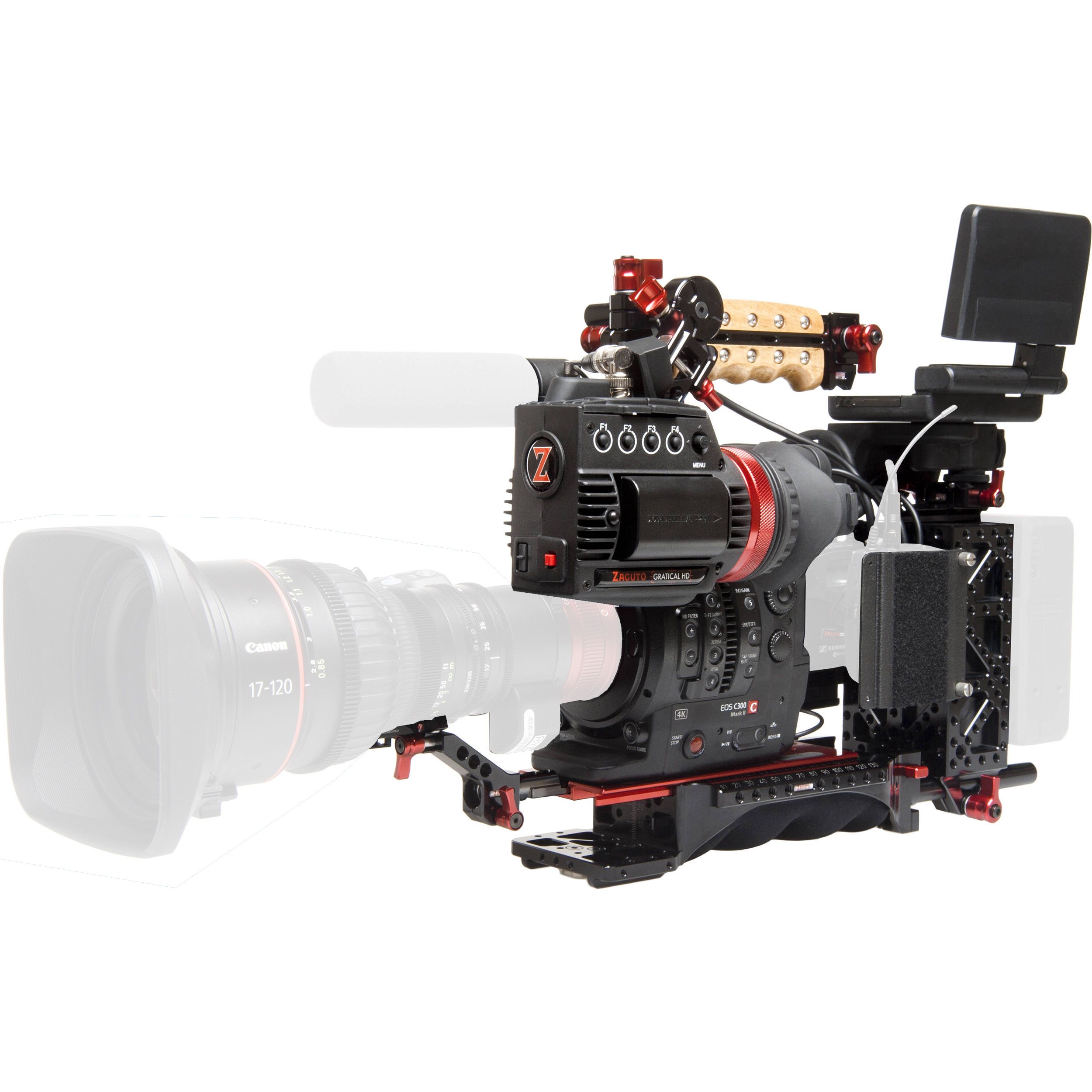 insuficiente seguro a la deriva Cámara de Cine Canon Cinema EOS C300 MARK II 4K Cuerpo EF Mount Kit Con  ZACUTO Z-FINDER - Fotomecánica
