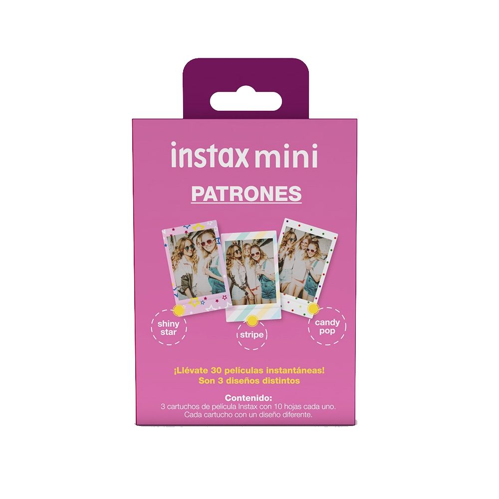Papel para cámara Intax Mini 10 Diseño Estrellas