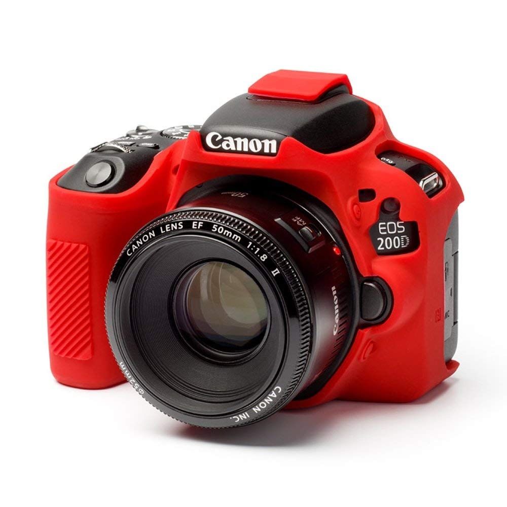 Funda protectora Easycover roja para cámara fotográfica 200D / SL2 -  Fotomecánica