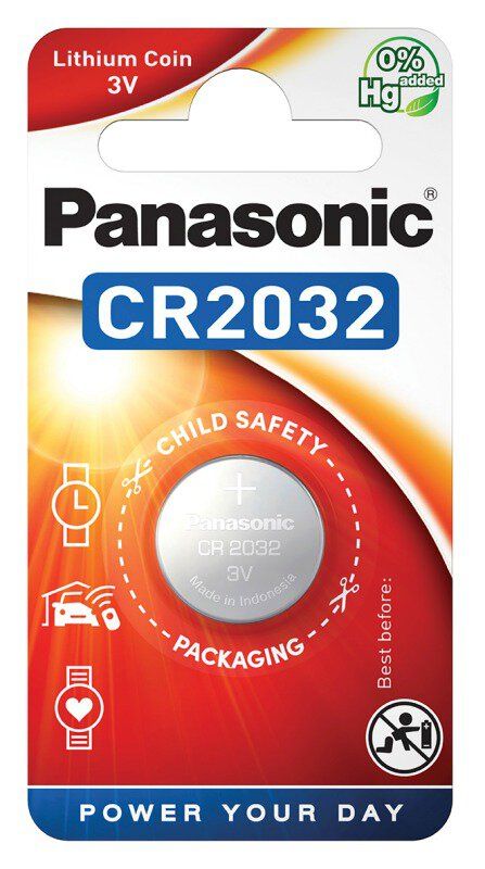 Pila Panasonic CR2032 Lithium 3V - Fotomecánica