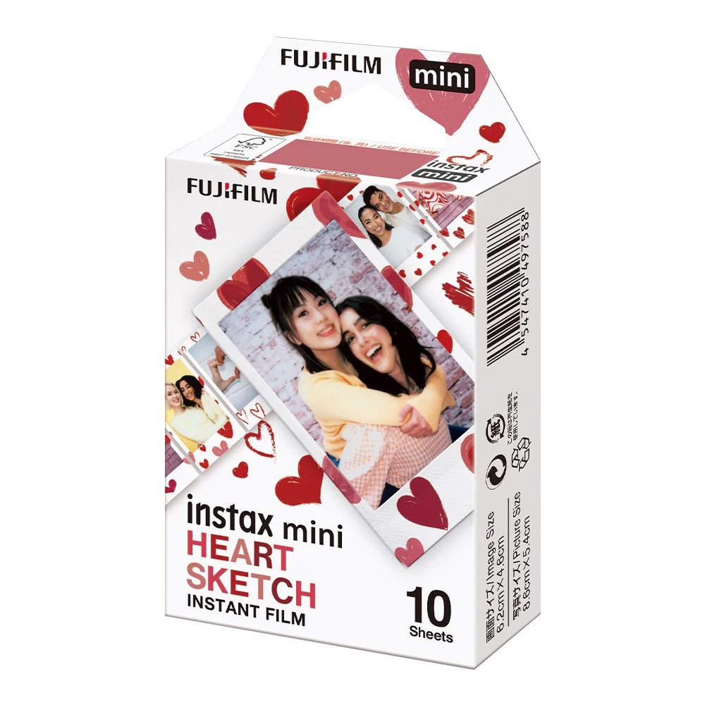 Película Fujifilm Instax Mini Corazones - Fotomecánica