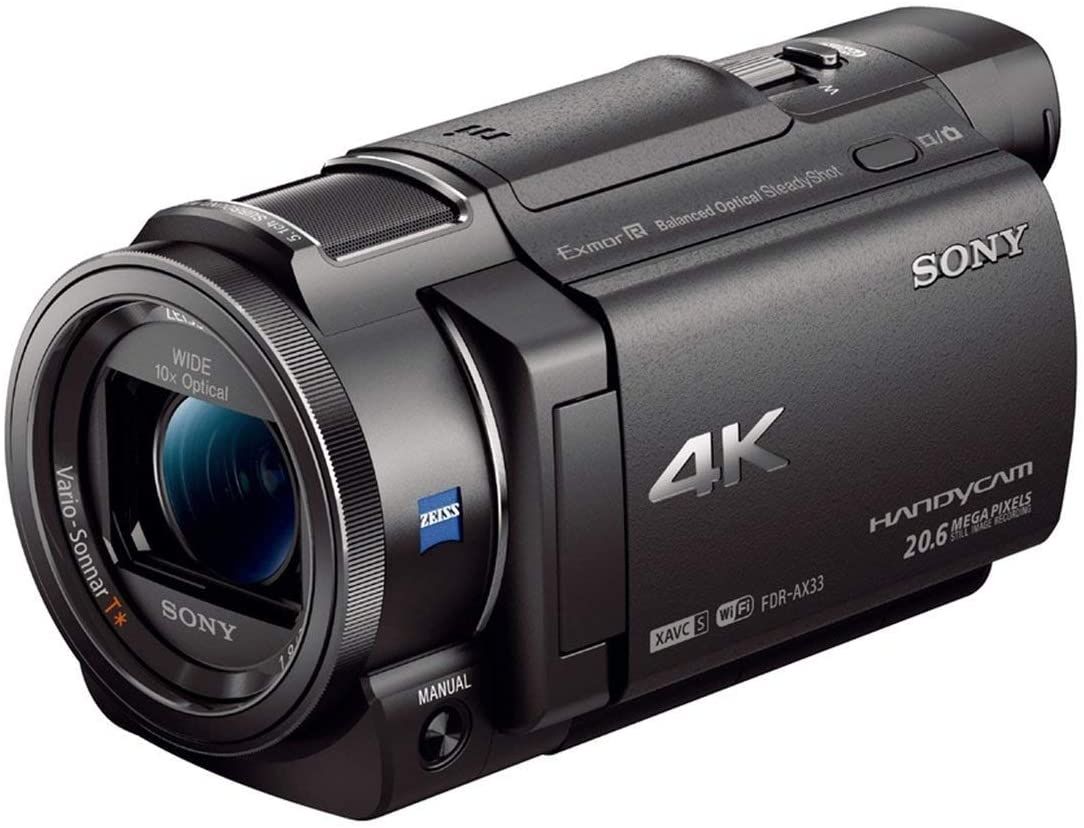 Cámara filmadora de video 4K semiprofesional, AX40