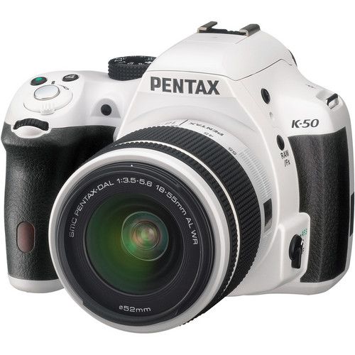 Pentax K-50 Con Lente 18-55mm Blanco -
