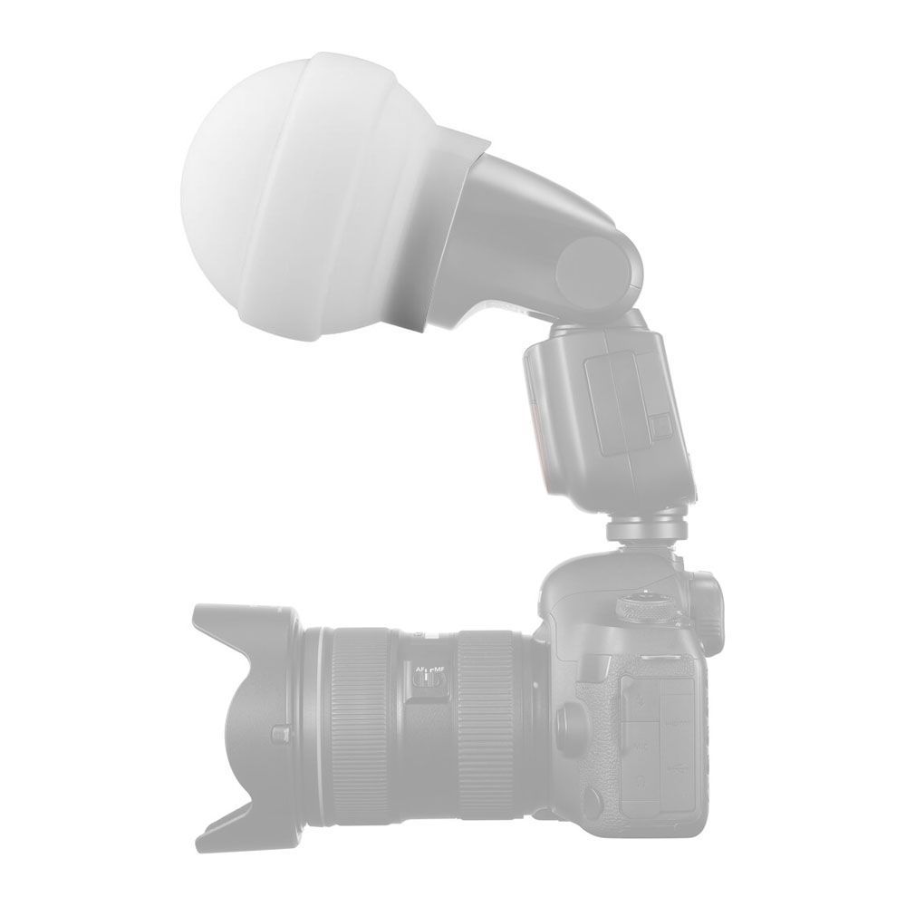 Godox AK-R22 Cúpula De Difusión, Difusor De Flash Plegable Adecuado Para Godox V1 V1Pro V1Pro V100 Series Flash De Cabeza Redonda, Godox AD100Pro Godox AD200Pro (con H200R) Flash De Bolsillo - Foto 4